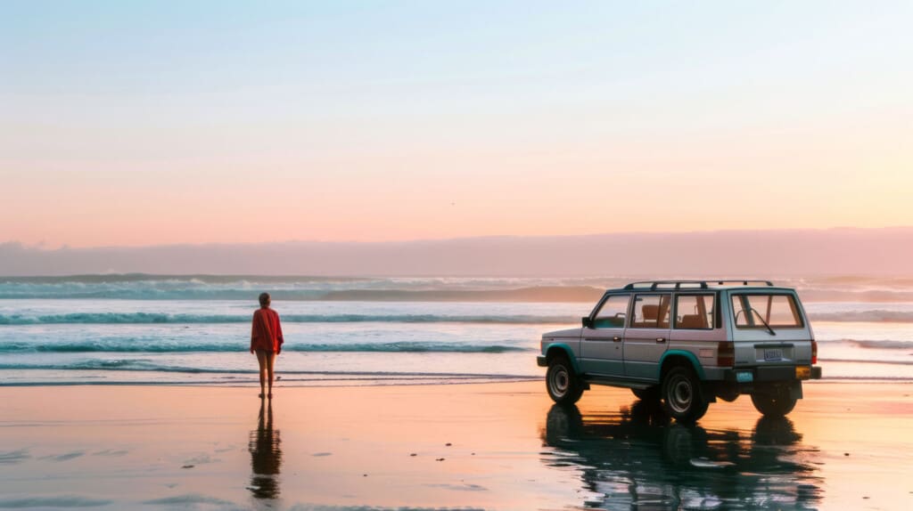 traveling with off road car