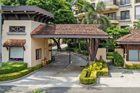 The gated entry provides additional peace of mind for visitors