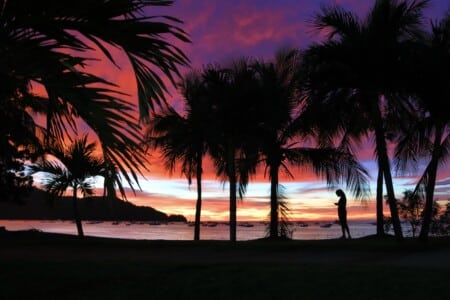Another stunning sunset - this one in Playas del Coco